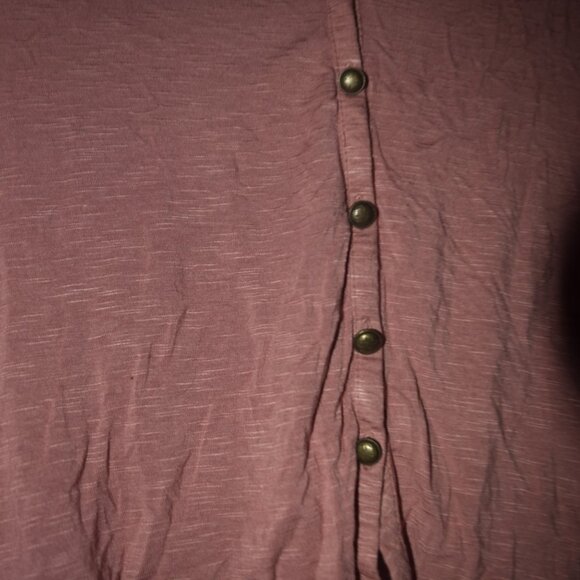 Rewind pink heathered high low lace blouse Small - Picture 2 of 8